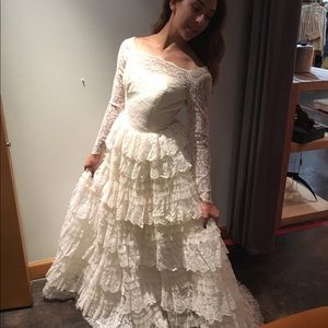 MAKE AN OFFER! 1970s Vintage Wedding Gown